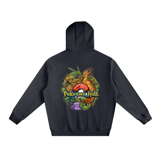 PHT Fleeced High Neck Hoodie Colour Logo