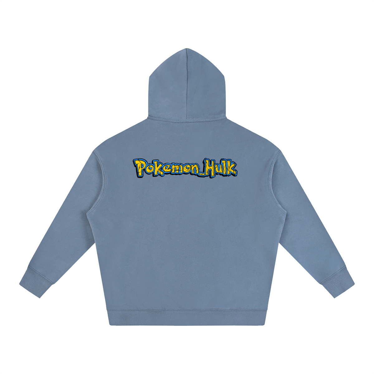 PHT Oversize Fleeced Hoodie B&W Logo