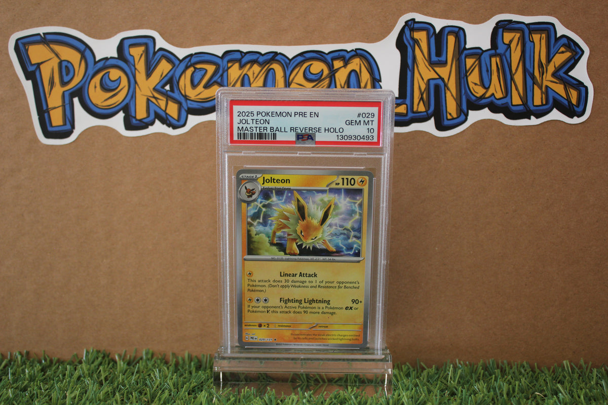 2025 Jolteon Masterball Reverse Holo #29 PSA 10 LOW POP