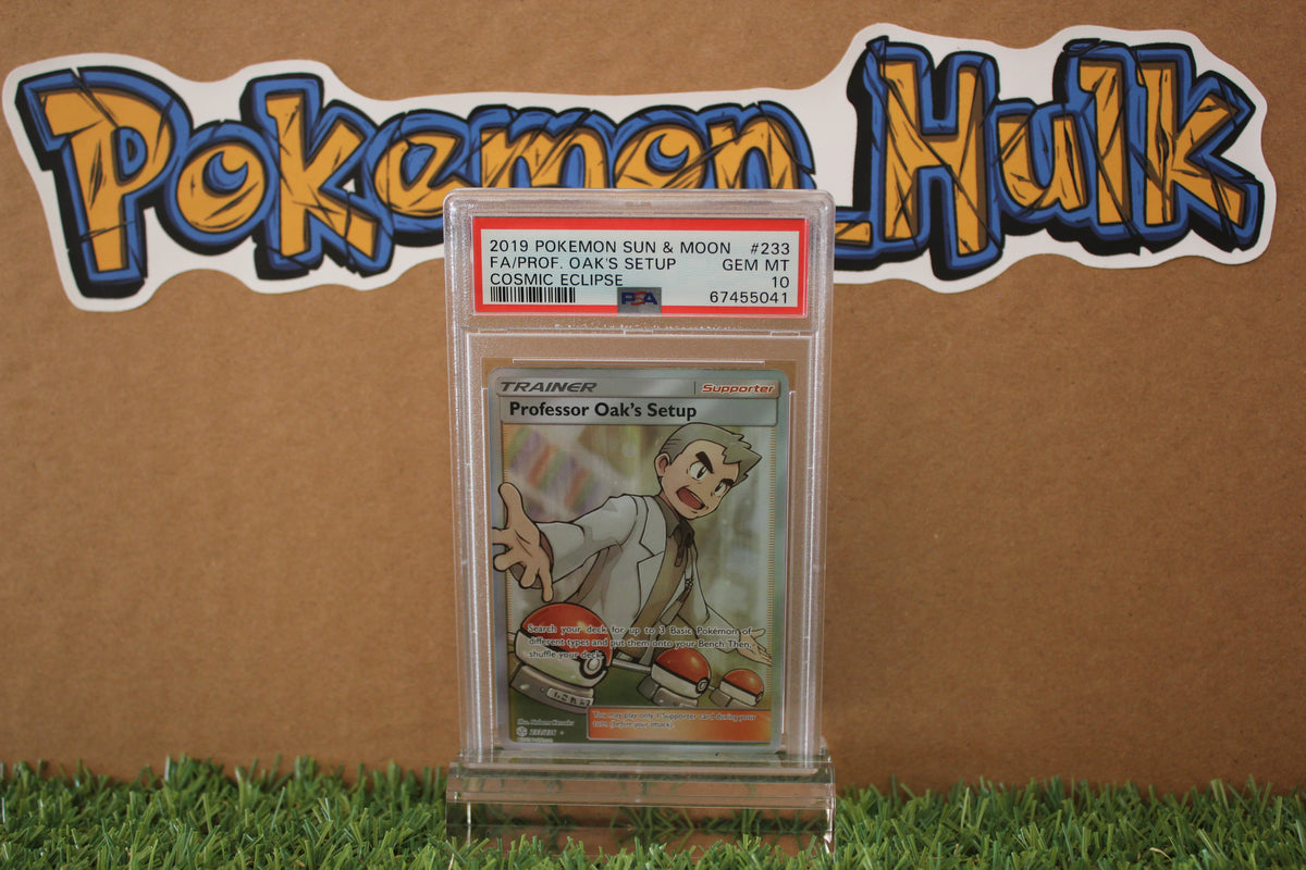2019 Professor Oak's Set Up PSA 10 LOW POP