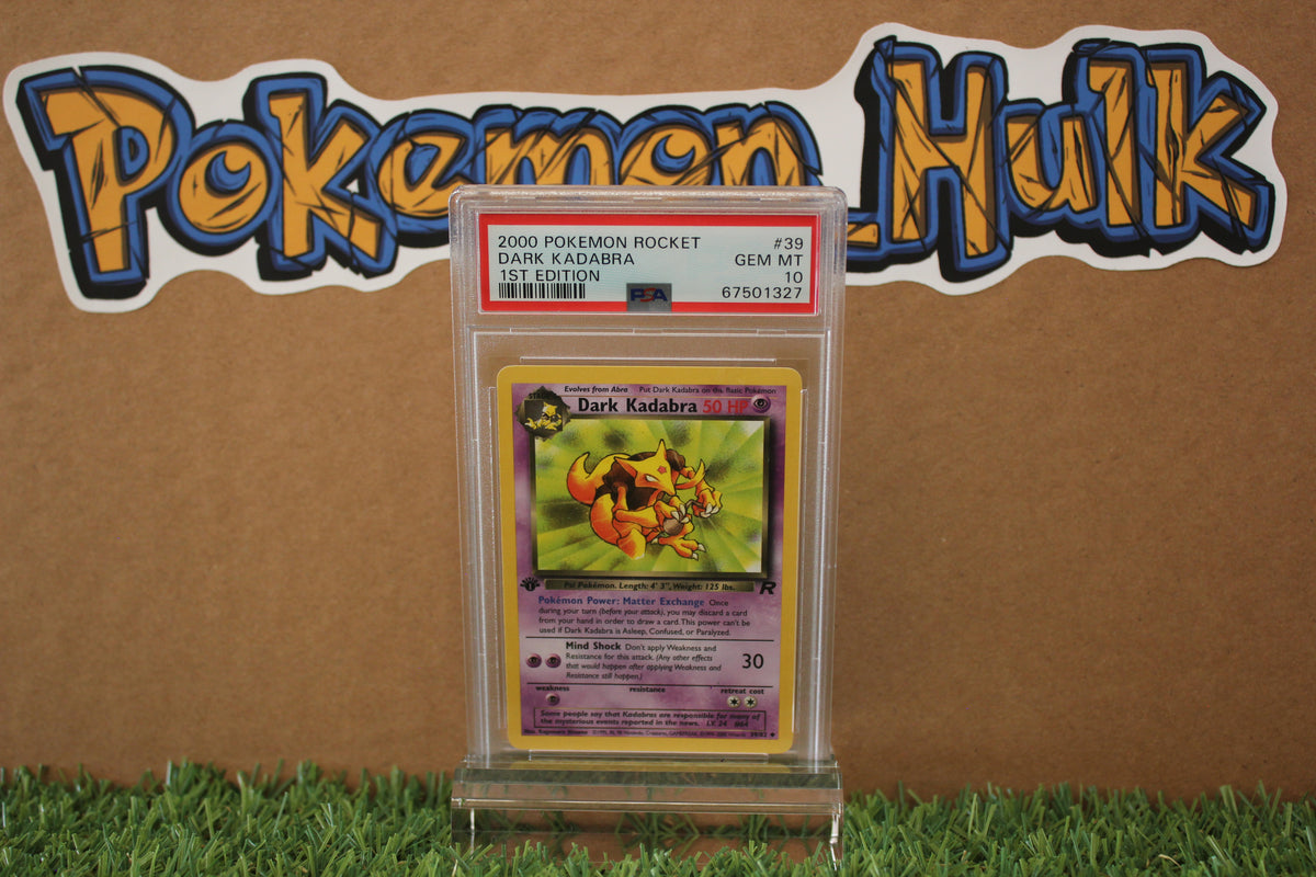 2000 Team Rocket Dark Kadabra 1st Edition PSA 10 Very LOW POP