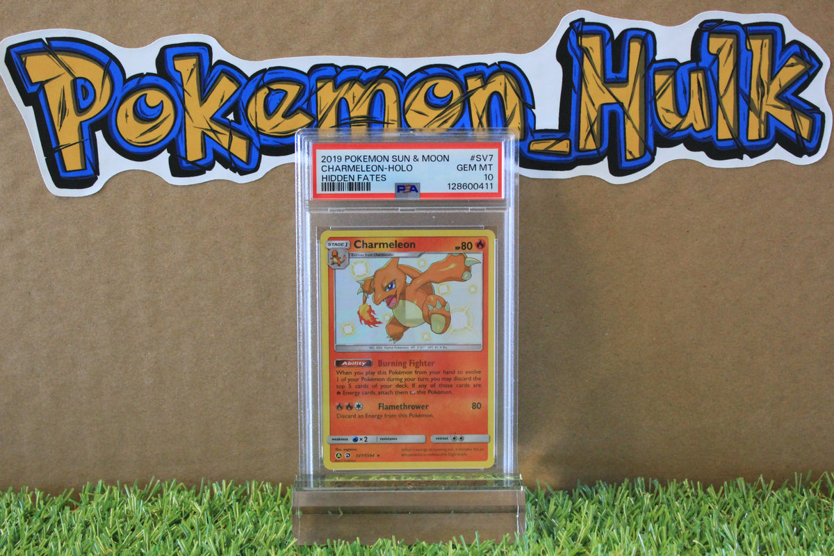2019 Charmeleon Holo #SV7 Hidden Fates PSA 10