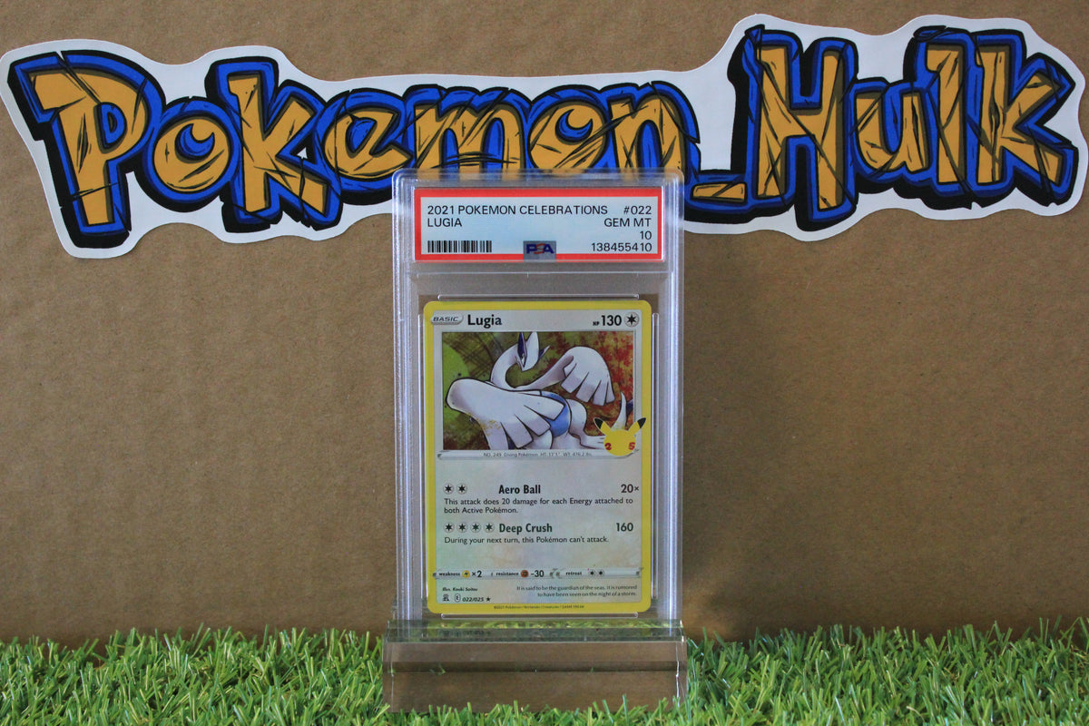2021 Lugia Pokémon Celebrations #022 PSA 10 LOW POP