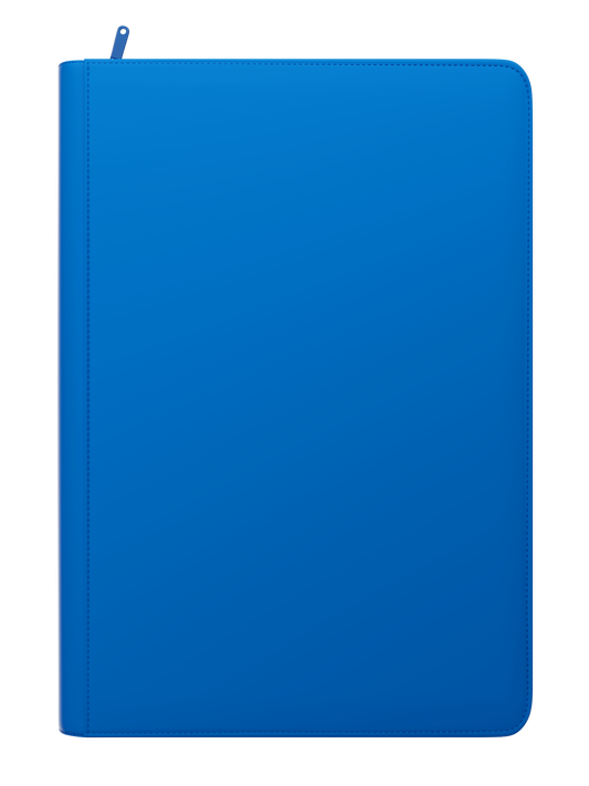 Stealth 9 Pocket Zip Binder - Blue