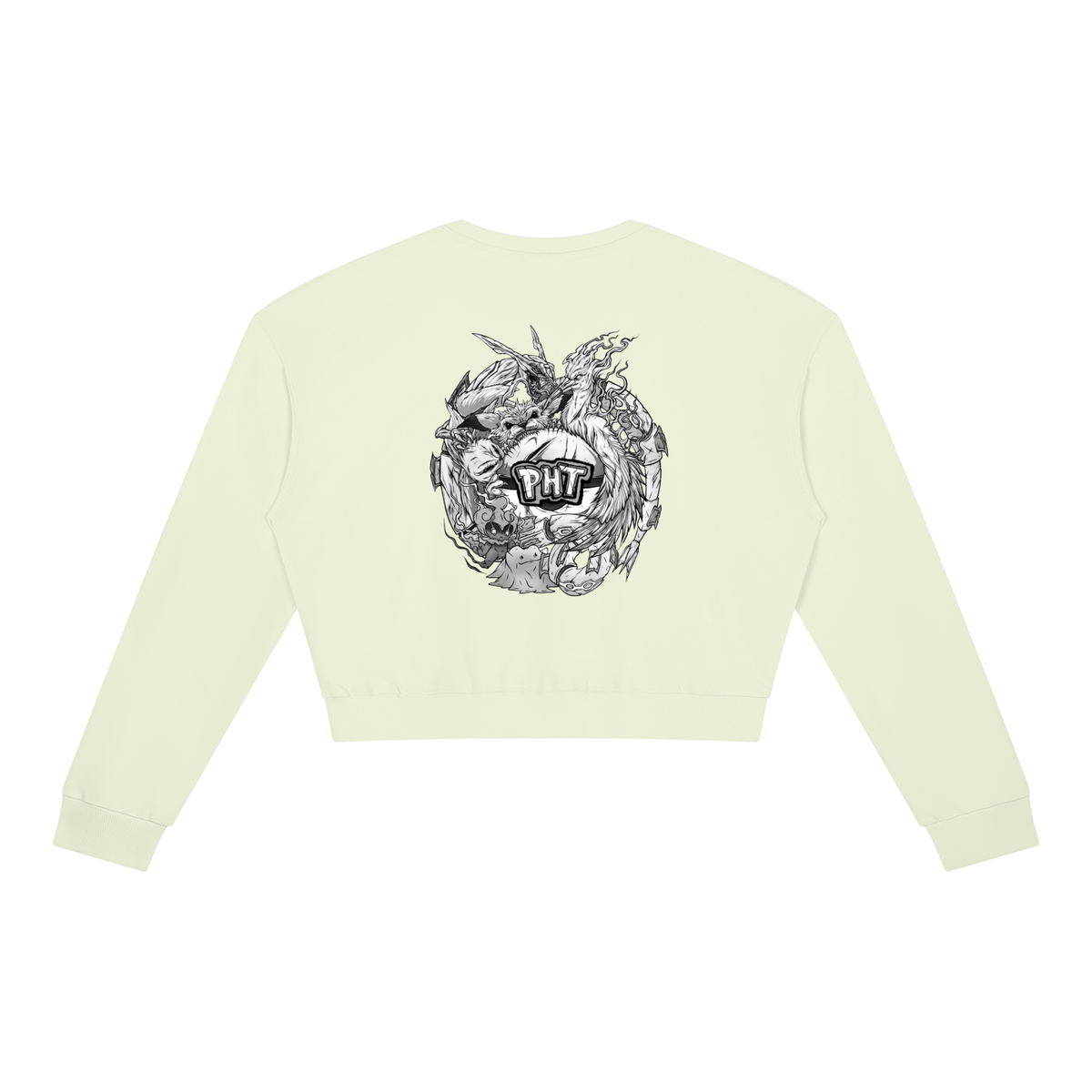 PHT Women's Crewneck Sweatshirt B&W Logo
