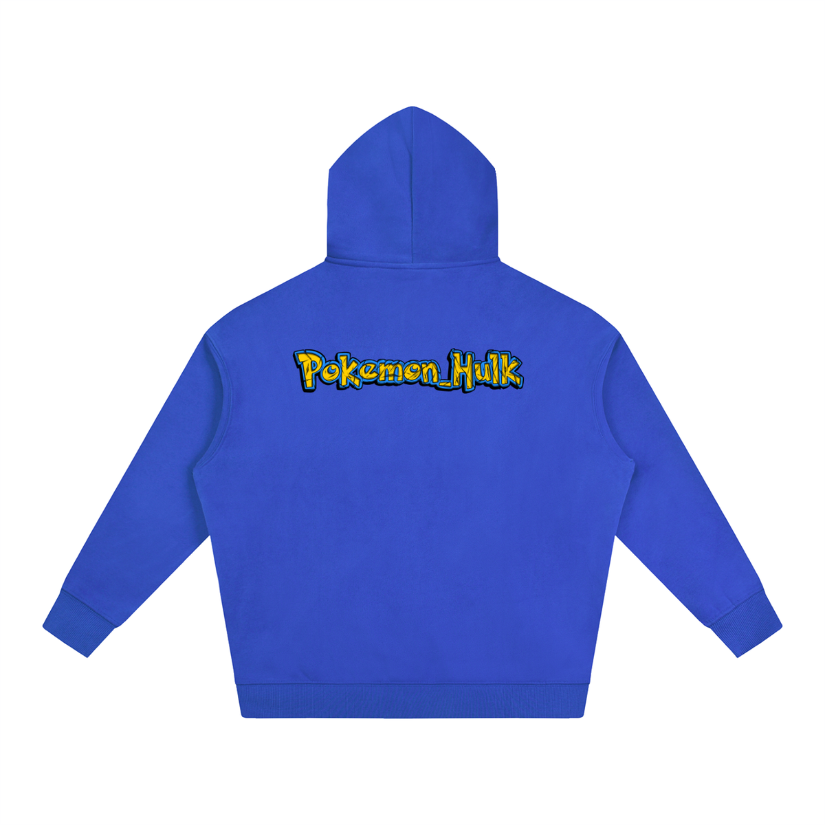 PHT Oversize Fleeced Hoodie B&W Logo