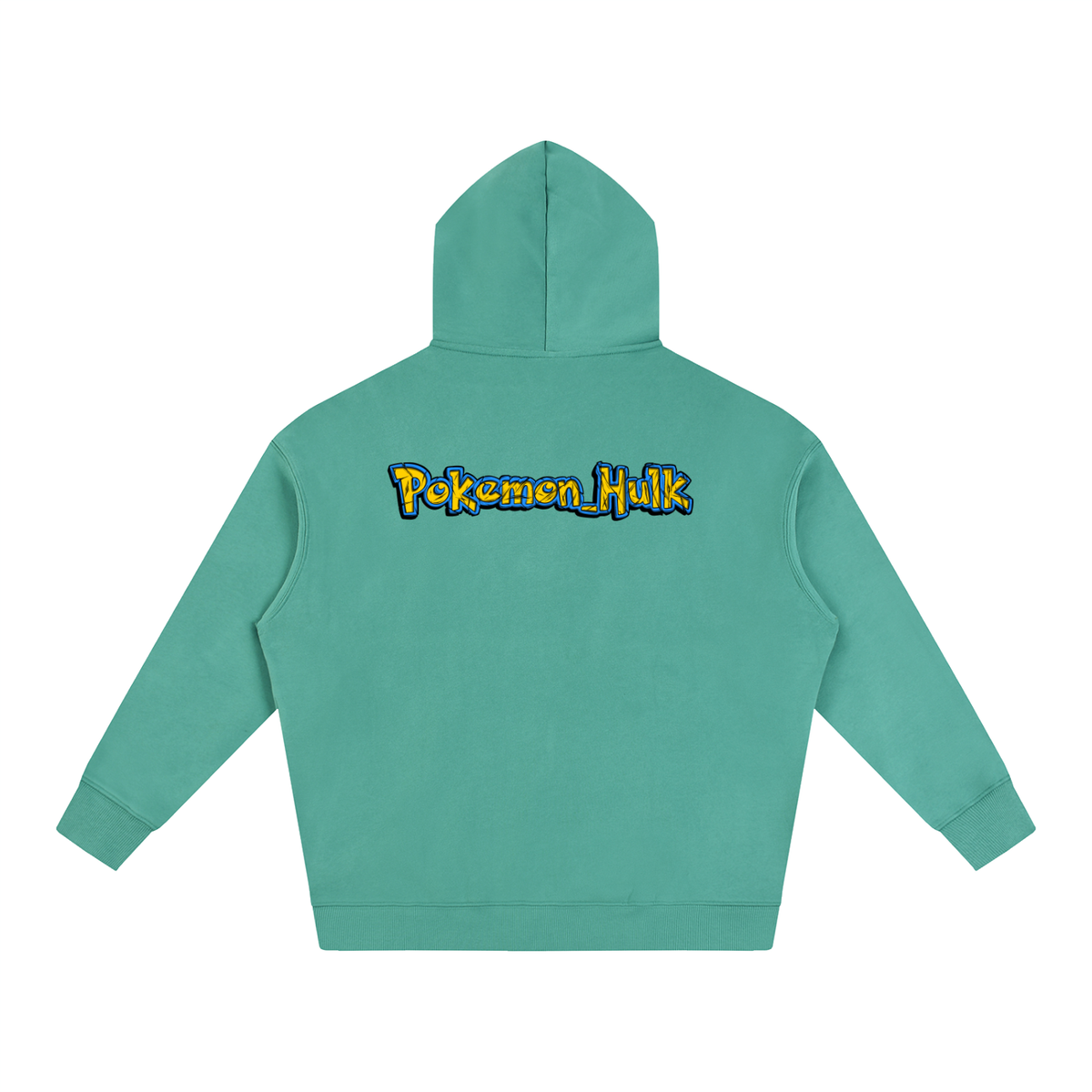 PHT Oversize Fleeced Hoodie B&W Logo
