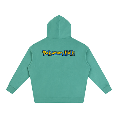 PHT Oversize Fleeced Hoodie B&W Logo