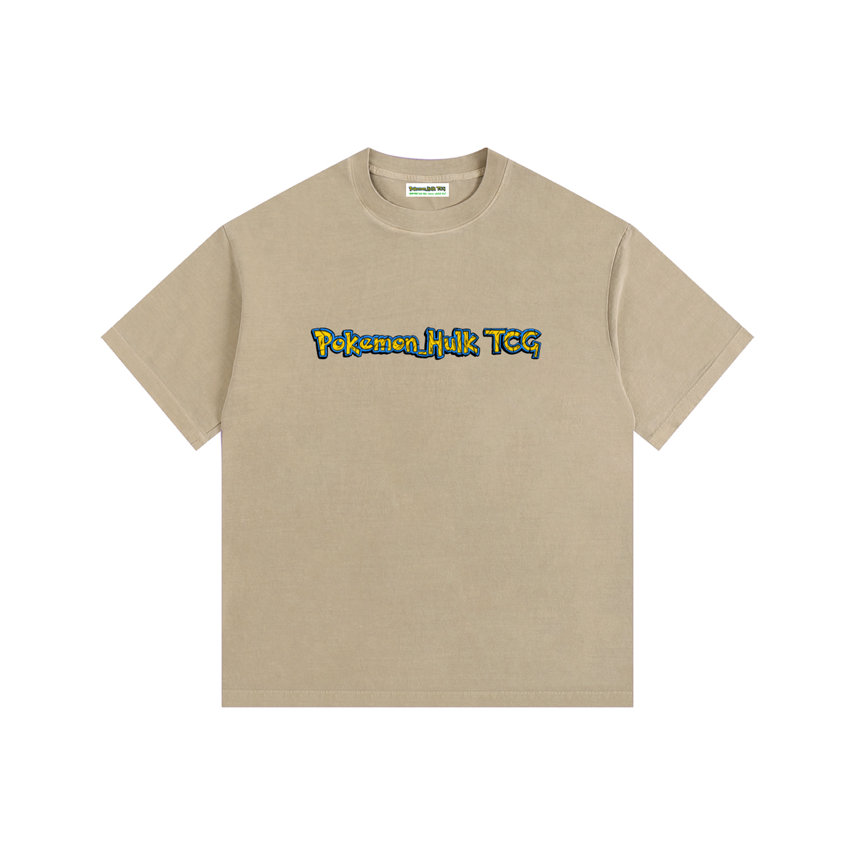 PHT  Vintage Washed Oversized Cotton T-Shirt Colour Logo
