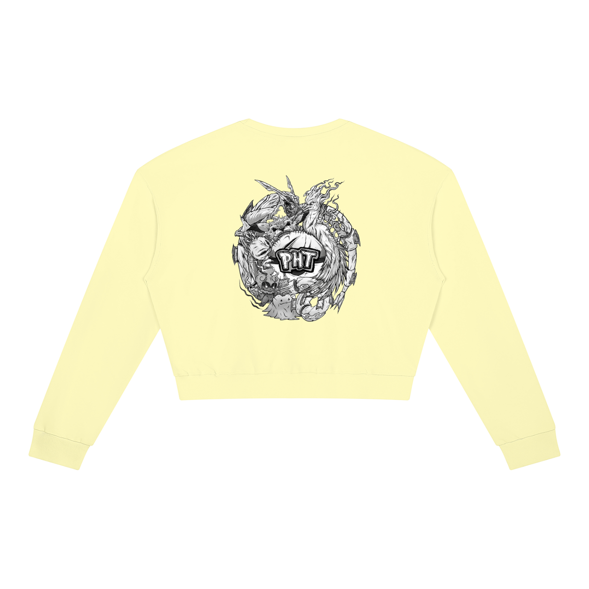 PHT Women's Crewneck Sweatshirt B&W Logo