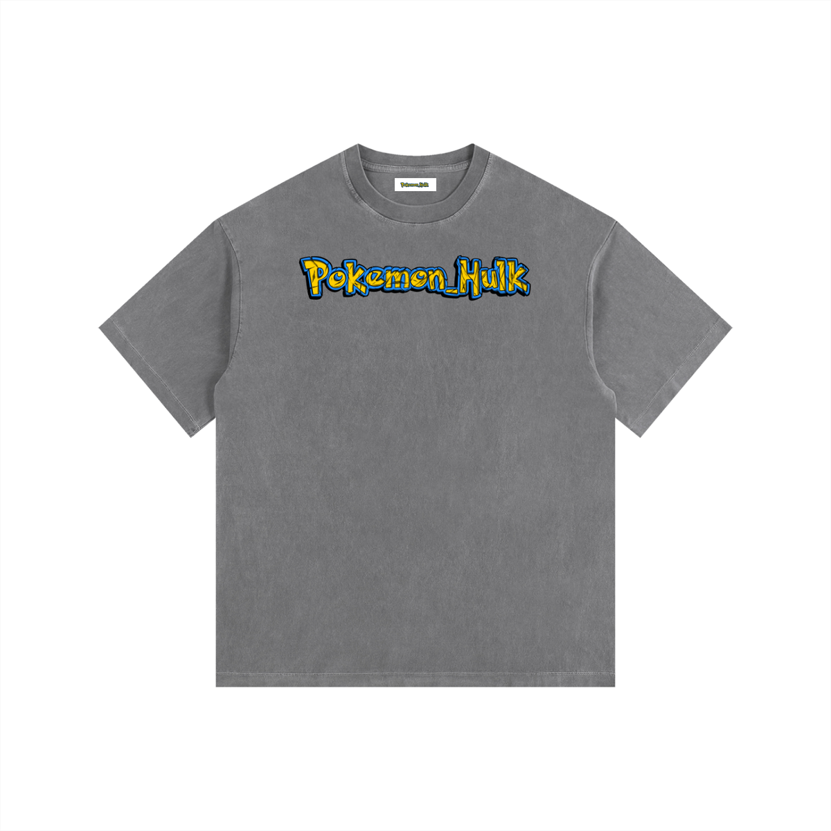 PHT  Vintage Washed Oversized Cotton T-Shirt Colour Logo