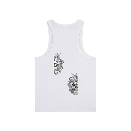 PHT Essential Performance Tank Top B&W Logo