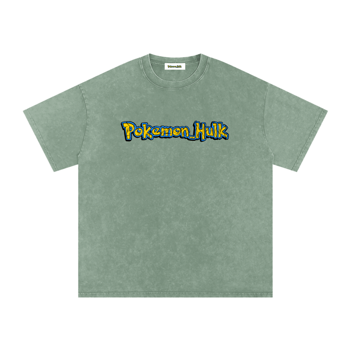 PHT Snow Washed Oversized Cotton T-Shirt Colour Logo