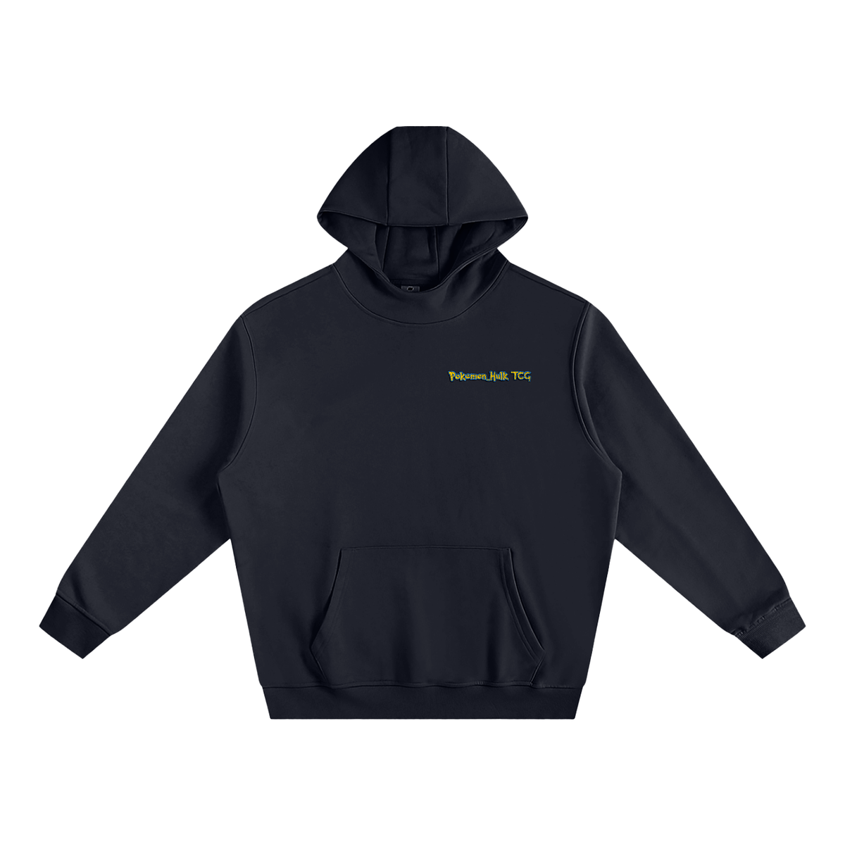 PHT Fleeced High Neck Hoodie B&W Logo