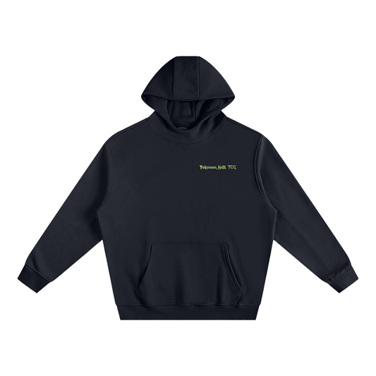 PHT Fleeced High Neck Hoodie B&W Logo