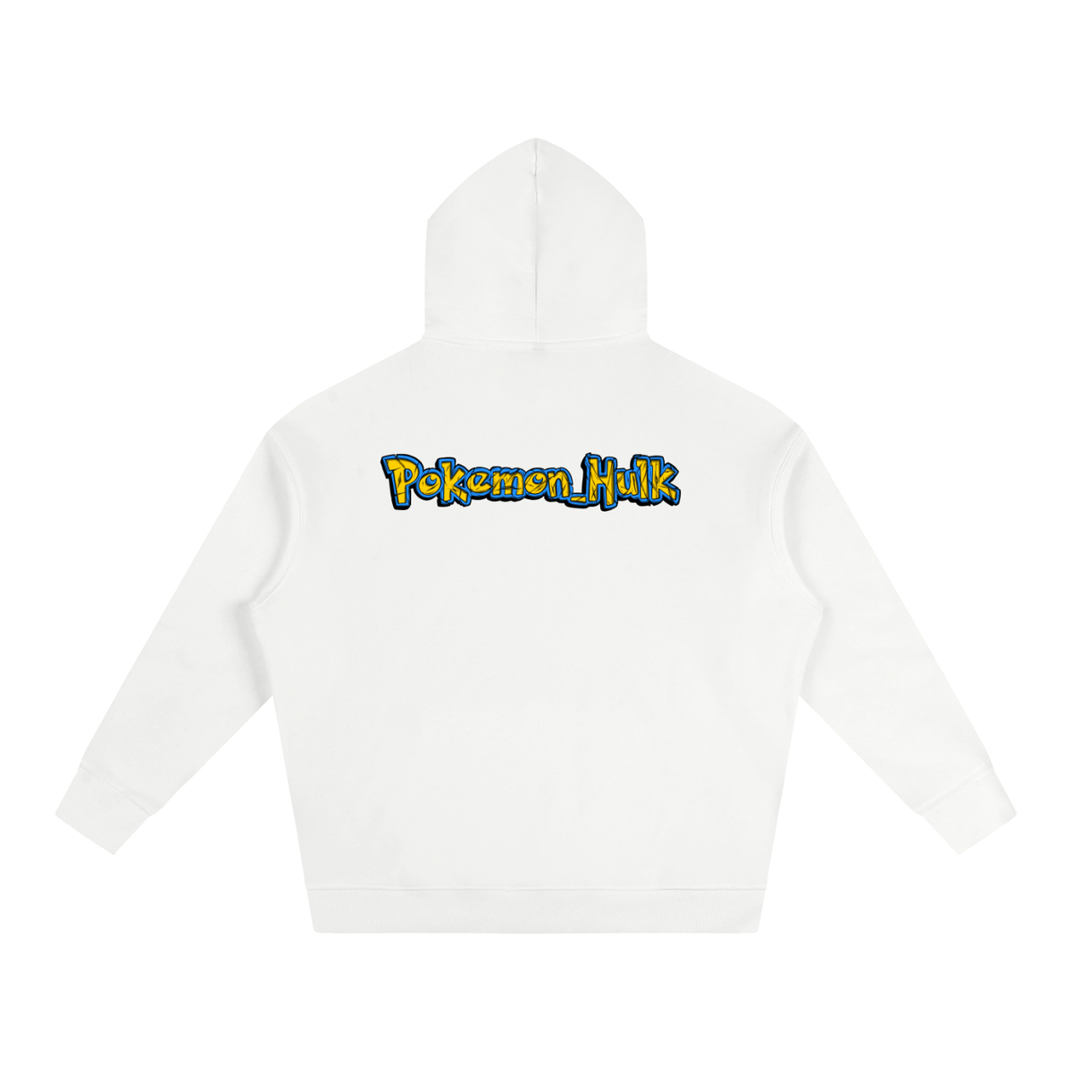 PHT Oversize Fleeced Hoodie B&W Logo