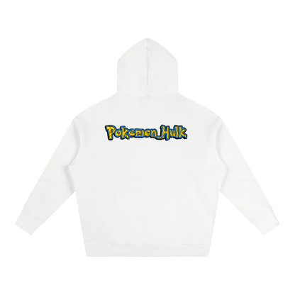 PHT Oversize Fleeced Hoodie B&W Logo