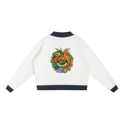 PHT Women’s Mock Neck Crewneck Sweatshirt Colour Logo