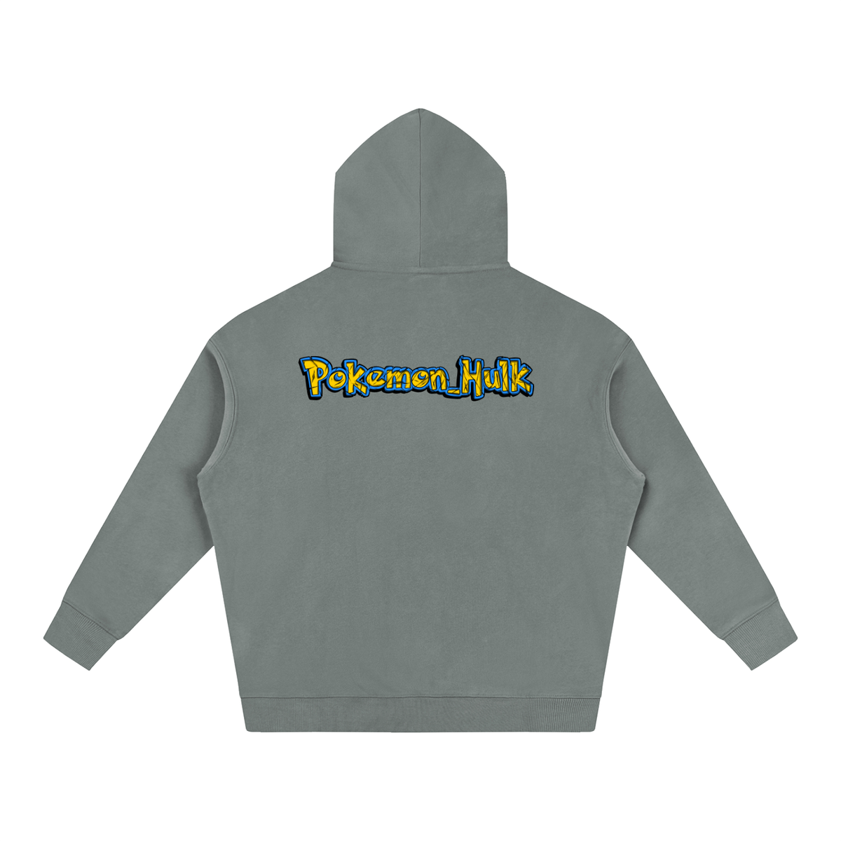 PHT Oversize Fleeced Hoodie B&W Logo
