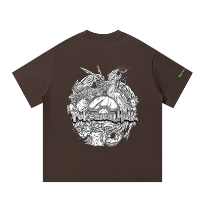 PHT Unisex Oversized T-Shirt B&W Logo
