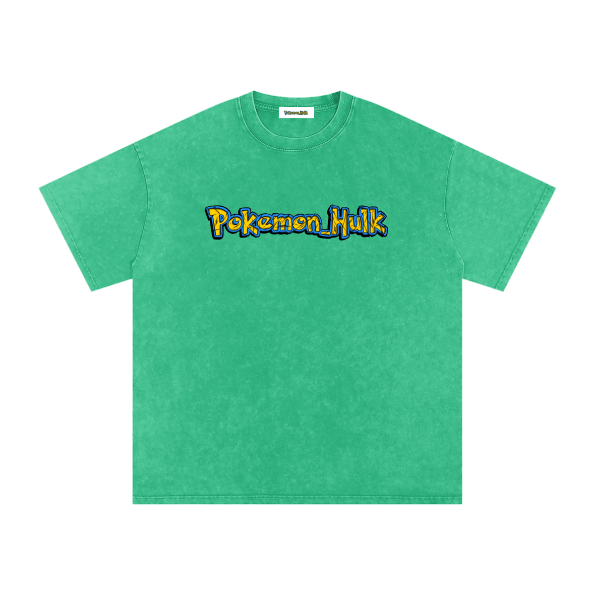 PHT Snow Washed Oversized Cotton T-Shirt Colour Logo