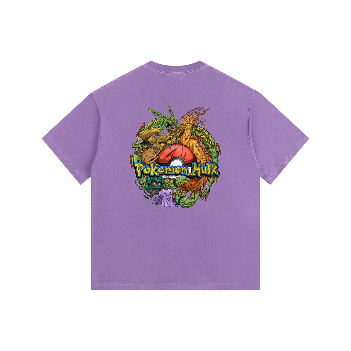 PHT  Vintage Washed Oversized Cotton T-Shirt Colour Logo