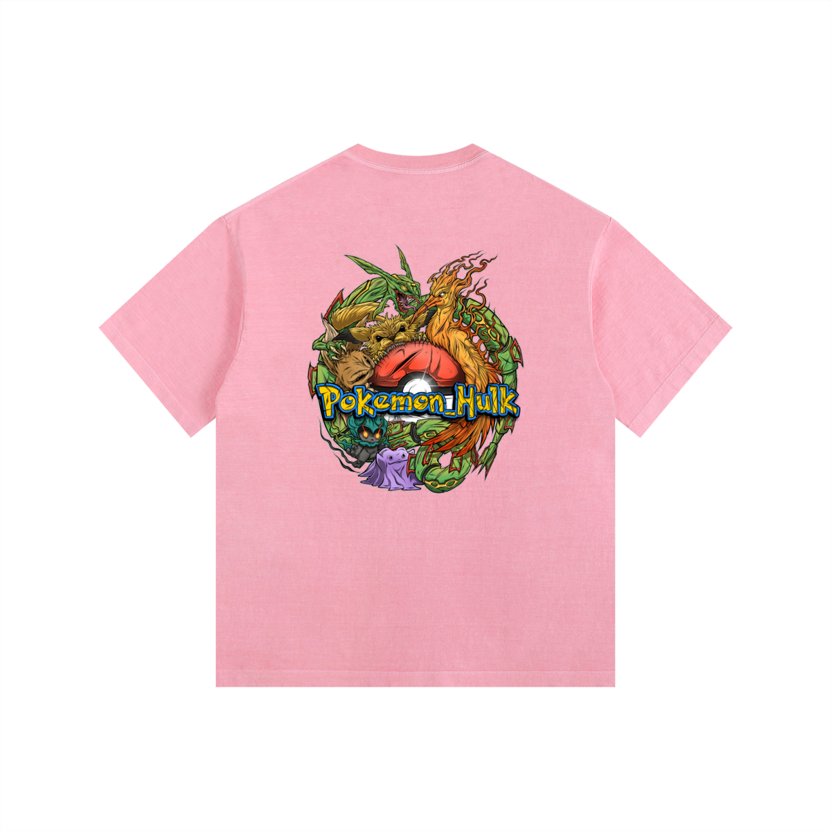 PHT  Vintage Washed Oversized Cotton T-Shirt Colour Logo