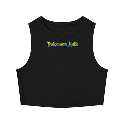 PHT Crewneck Crop Tank Top B&W Logo