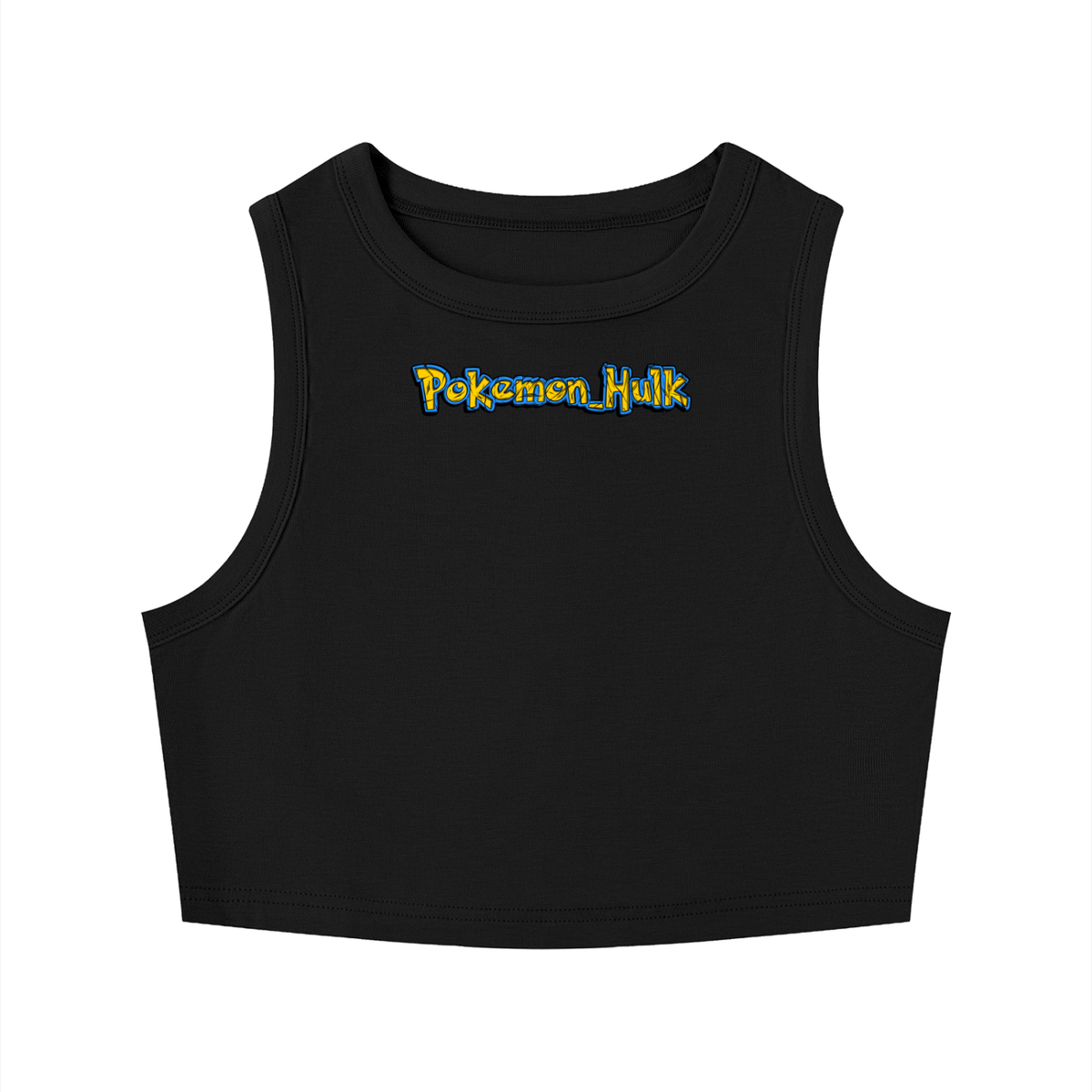 PHT Women's Crewneck Crop Tank Top Colour Logo