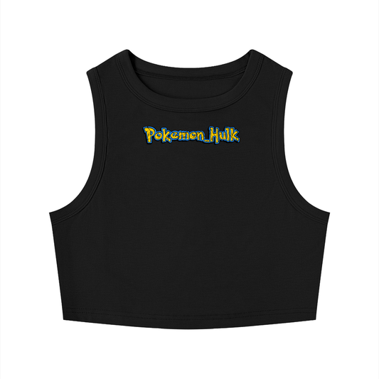 PHT Women's Crewneck Crop Tank Top Colour Logo