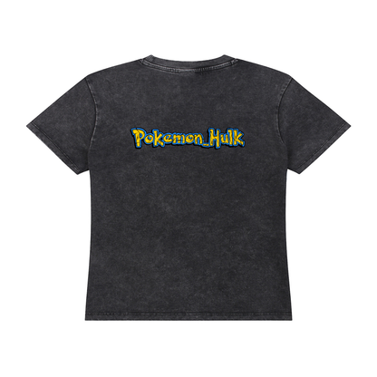 PHT Woman's Vintage Wash Drop Shoulder T-shirt Front  Colour Logo