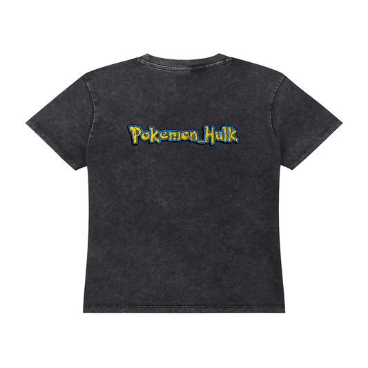 PHT Woman's Vintage Wash Drop Shoulder T-shirt Front  Colour Logo