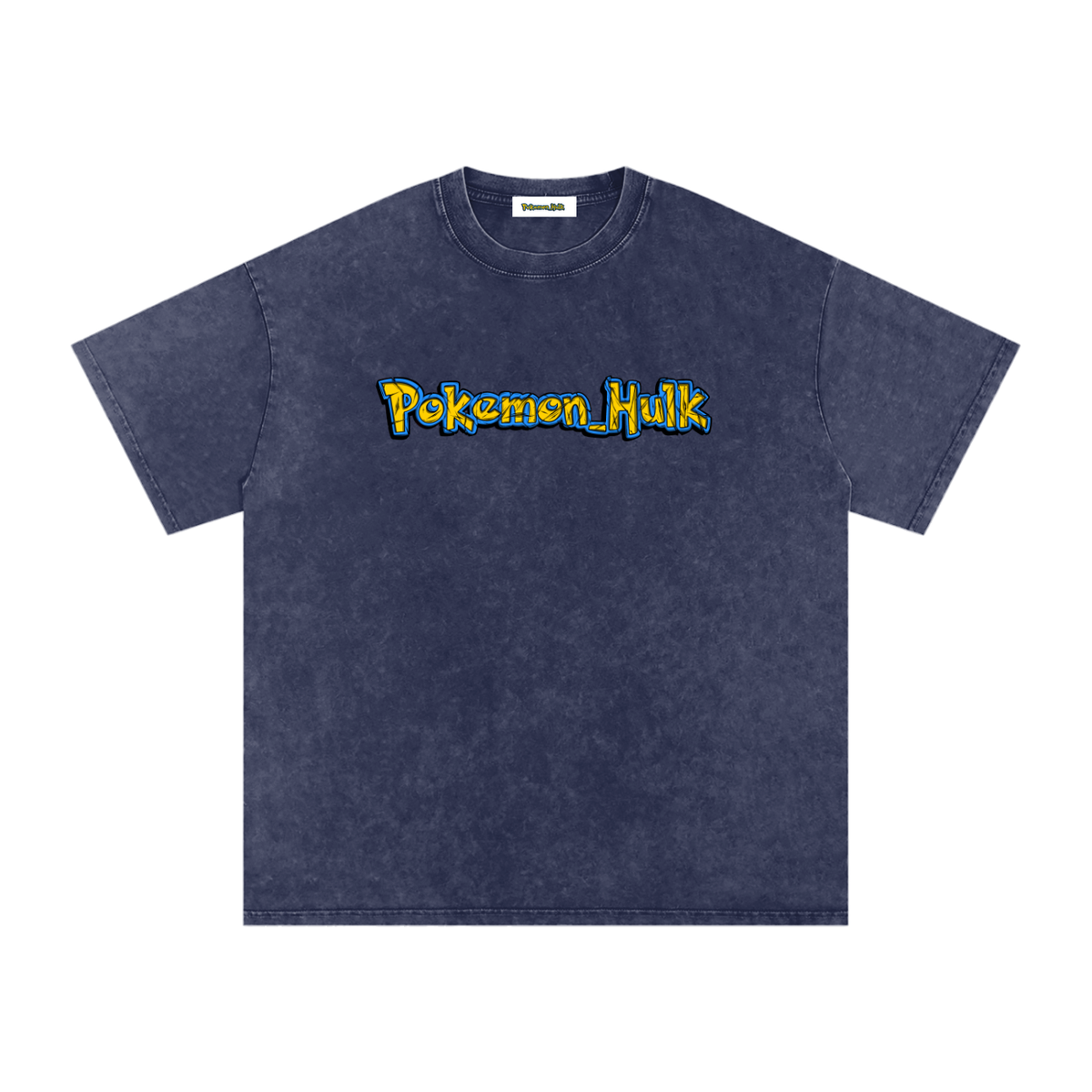 PHT Snow Washed Oversized Cotton T-Shirt Colour Logo