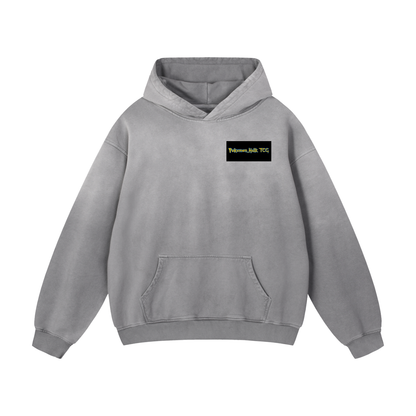 PHT Heavyweight Sunfade Oversized Hoodie Colour Logo
