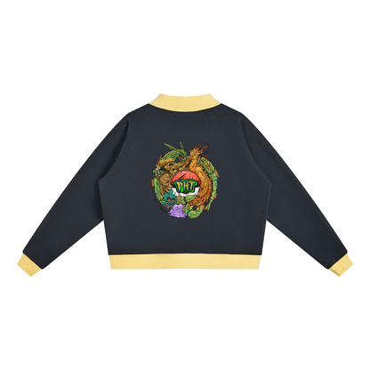 PHT Women’s Mock Neck Crewneck Sweatshirt Colour Logo