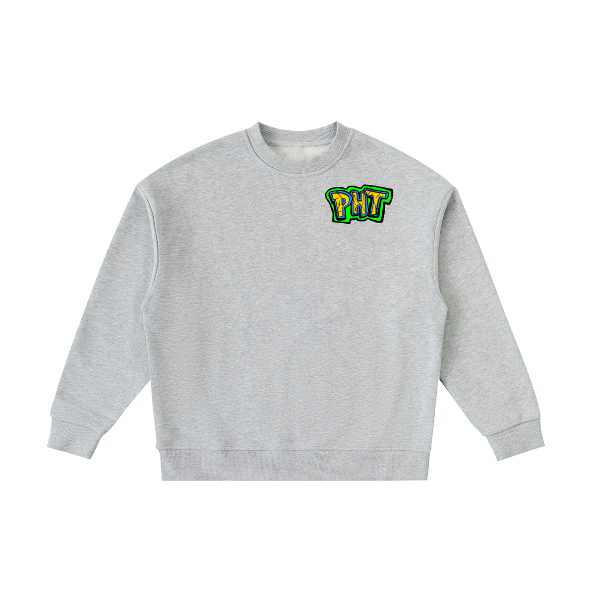 PHT  Fleece Kids' Crewneck Sweatshirt Colour Logo