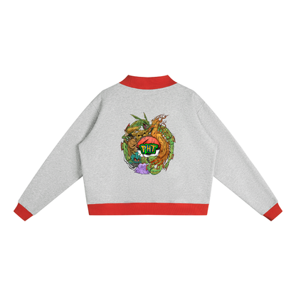 PHT Women’s Mock Neck Crewneck Sweatshirt Colour Logo
