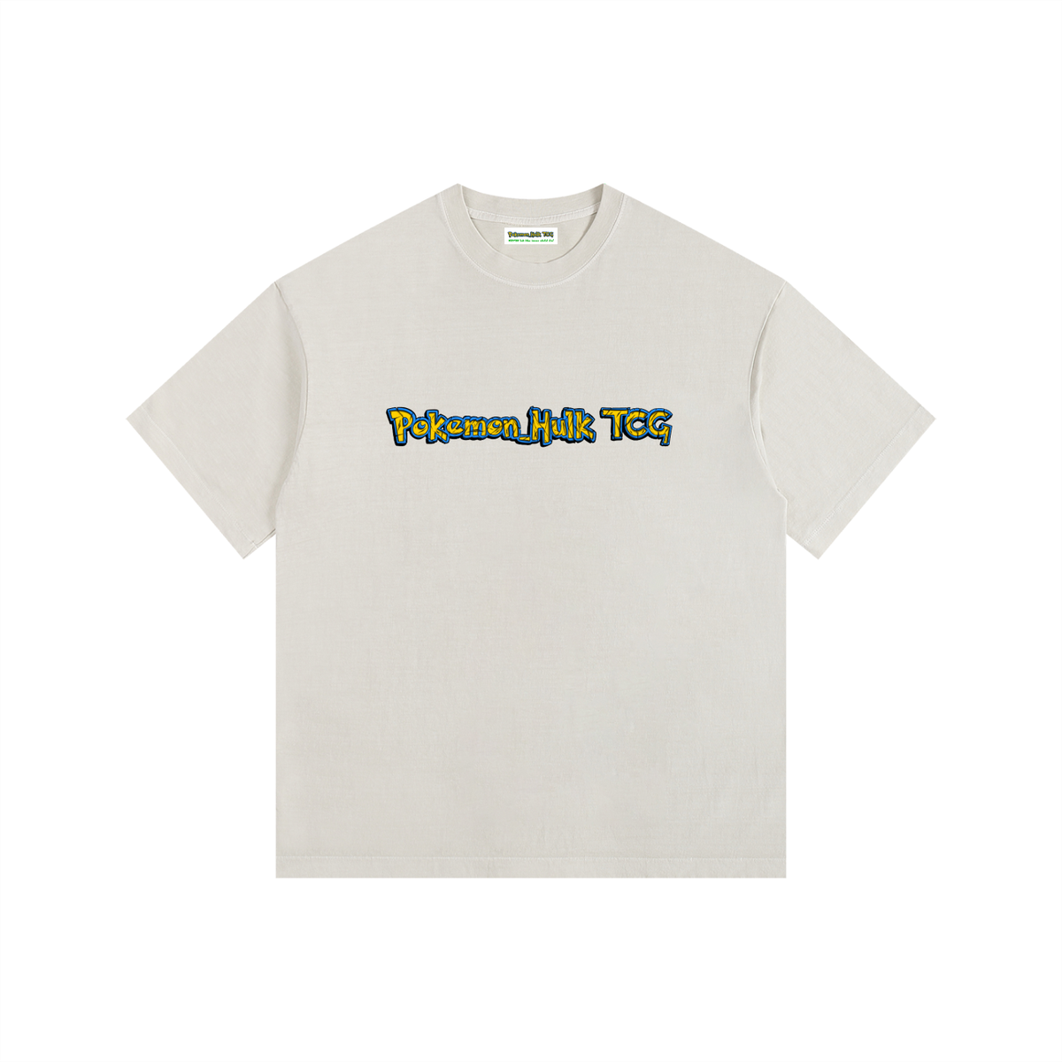 PHT  Vintage Washed Oversized Cotton T-Shirt Colour Logo