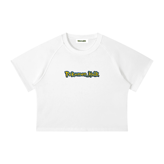 PHT Women's Mineral Wash Raglan Crop T-Shirt