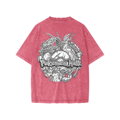 PHT  Snow Washed Kids' T-Shirt B&W Logo