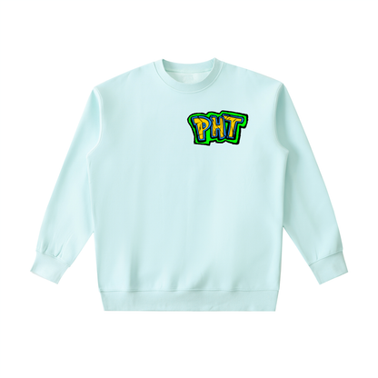 PHT Essential Heavyweight Crewneck Sweatshirt B&W Logo