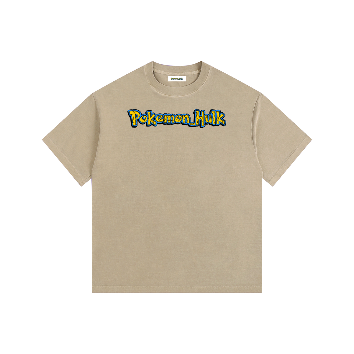 PHT  Vintage Washed Oversized Cotton T-Shirt Colour Logo