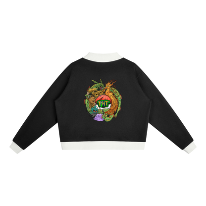 PHT Women’s Mock Neck Crewneck Sweatshirt Colour Logo