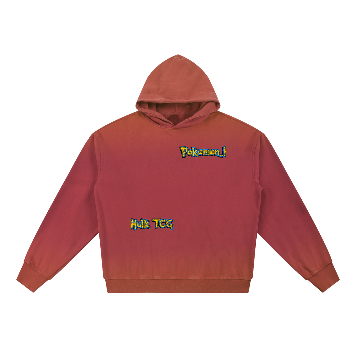PHT Vintage Washed Gradient Fleece Hoodie Colour Logo