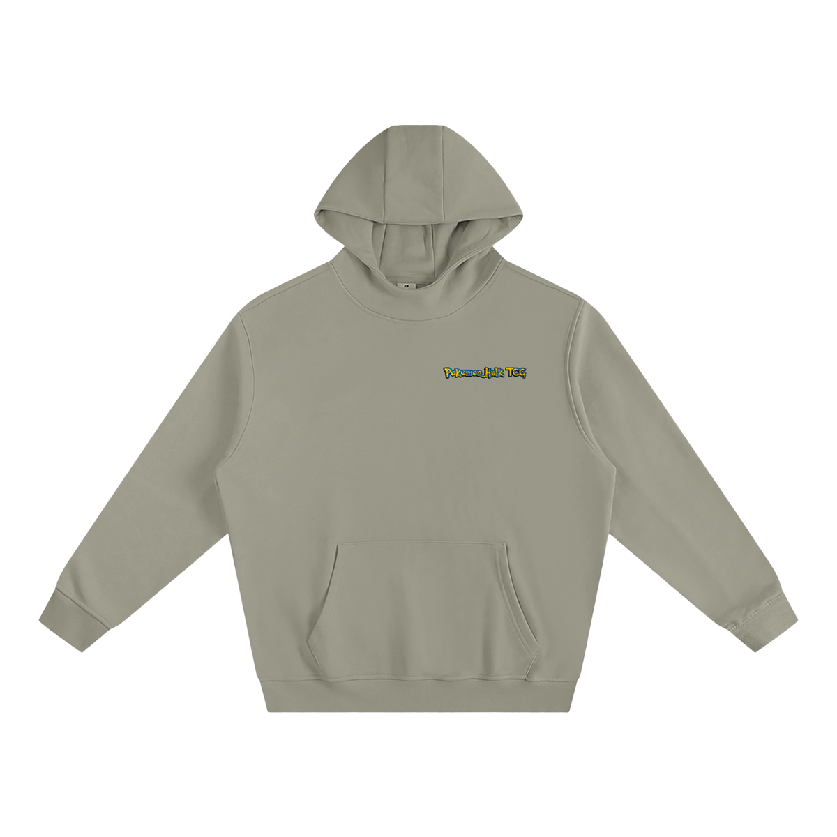 PHT Fleeced High Neck Hoodie B&W Logo