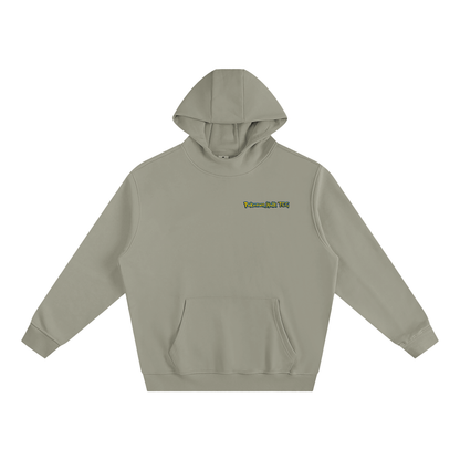 PHT Fleeced High Neck Hoodie B&W Logo