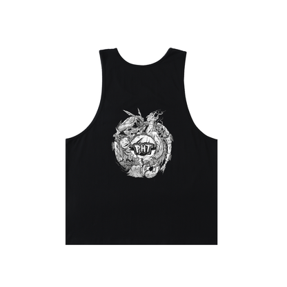 PHT Loose Tank Top B&W Logo