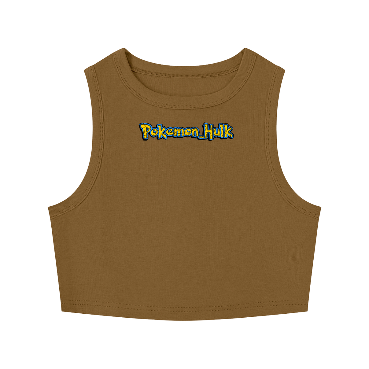 PHT Crewneck Crop Tank Top B&W Logo