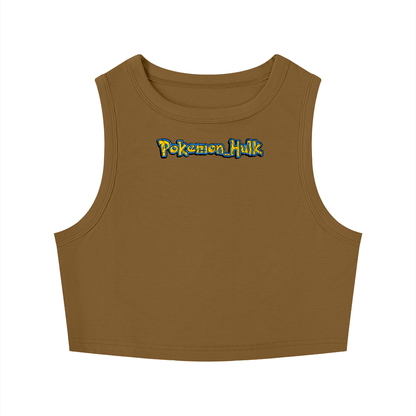PHT Crewneck Crop Tank Top B&W Logo