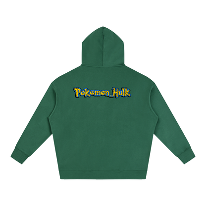 PHT Oversize Fleeced Hoodie B&W Logo